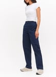 Tu Navy Straight Leg Utility Trousers 8 female