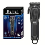 Kemei KM-1071 Elektrisk Hårtrimmer USB Laddningsbar Sladdlös Skäggtrimmer Män Kraftfull Hårtrimmer Trimmningsverktyg