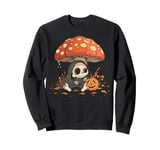 Cute Kawaii Grim Reaper The Death Mushroom Halloween Sweatshirt