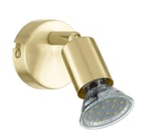 Spot simple Eglo Buzz-Led GU10 1x2,8W laiton brossé - 33184