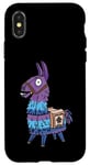 Coque pour iPhone X/XS Victory Royale / Pinata lama / Battle Royale Crown