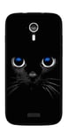 Coque Wiko Cink Five Design Chat Noir