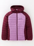 Columbia Girls Powder Lite Insulated Jacket - Purple, Purple, Size S=9-10 Years, Women