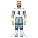 Funko Gold 12" NFL: Cowboys - Dak Prescott - 1 Chance sur 6 D'avoir Une Variante Rare ChaseASE - Figurine Articulée en Vinyle à Collectionner - Idée de Cadeau d'anniversaire - Produits Officiels