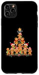 Coque pour iPhone 11 Pro Max Jolly Gingerbread Christmas Tree Tee Gingerbread T-shirt pour femme