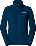 The North Face Women's 100 Glacier Full-Zip Fleece Midnight Petrol, M