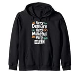 EILEEN Personalized Very Demure Very Mindful EILEEN Name Zip Hoodie