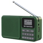 Portable + Digital Radio Solar Powered Bluetooth FM Radio Supports U7489