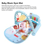 Toddler Gym Play Mat Removable Skin Friendly Safe Soft Baby Kick Piano Hearing