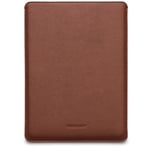 Woolnut læder sleeve (Macbook Air /Pro 13") - Brun