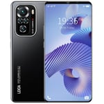 2024 ny mobiltelefon 5,5 tum A smartphone, 8gb+128gb,A12,HD-skärm black