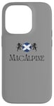 Coque pour iPhone 14 Pro MacAlpine Clan Scottish Nom de famille Scotland Heraldry