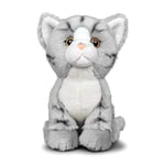 Animigos World of Nature 20cm Plush Tabby Cat Soft Toy