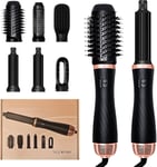 Thermal Brush, 6 in 1 Airstyler Hot Air Brush Set,1000W Hair Styler Styling Set