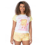 SpongeBob SquarePants Dam/Dam Short-Sleeved Pyjama Set M Multicoloured M