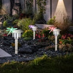 Lampe Solaire Spots à Encastrer à Pied Jardin IP44 Changement Batterie Wamweiß