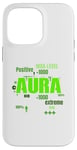 Coque pour iPhone 14 Pro Max Graphique vert Max Aura Green