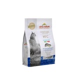 Almo Nature HFC Longevity Sterilised - Croquettes pour Chats avec Bar et Dorade à l'origine Propres à la consommation Humaine et désormais utilisés comme Aliments pour Chats.