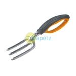 Amtech Deluxe Garden Hand Fork Aluminium Blade Weeding Comfort Grip Gardening