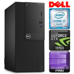 Dell 3050 Tower i7-7700 16GB 256SSD M.2 NVME+1TB GTX1650 4GB WIN10Pro