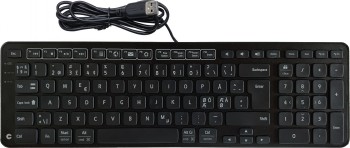 Contour balance keyboard bk wired-pn pan nordic