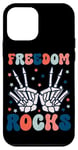 Coque pour iPhone 12 mini Freedom Rocks Squelette Mains Étoiles Art