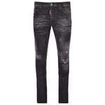 Dsquared2 Mens Cool Guy Jean Black Ripped Wash Jeans¬† material_cotton - Size 32W/32L