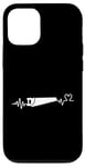 Coque pour iPhone 12/12 Pro Woodworker Heartbeat Homme Femme Fière Charpentier Drôle