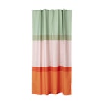 Marimekko Hennika duschdraperi 180x200 cm Orange-light pink-sage