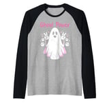 Halloween Costume for Kids GHOST POWER Girls Ghosts Raglan Baseball Tee