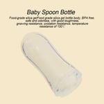 90ml Silicone Baby Toddler Feeding Bottle With Spoon Food Cereal Squee BGS