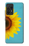 Vintage Sunflower Blue Case Cover For Samsung Galaxy A52, Galaxy A52 5G