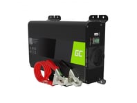 Green Cell Power Inverter PRO 12V - 230V 300W/600W Puhdas siniaalto