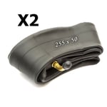 Inner Tube 255 x 50 Bent Schradar Valve Strollers Pushchairs Buggy Quinny 2 Pack
