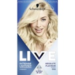 Schwarzkopf LIVE Intense Lightener Permanent Blonde Bleach Hair Dye With Brig...