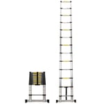 Échelle télescopique en aluminium - 3.80 mètres