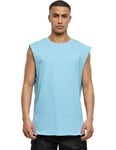 Urban Classics Men's Tb1562-Open Edge Sleeveless Tee T-Shirt, Baltic Blue, 4XL