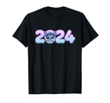 Disney Lilo & Stitch Bursting Through Happy New Year 2024 T-Shirt