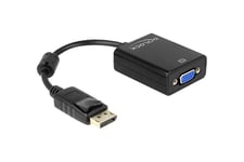 Delock Adapter Displayport male > VGA 15 pin female - VGA-adapter - 12.5 cm