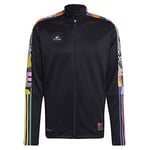 Adidas HC9780 TIRO JKT PRIDE Jacket Men's black/MULTICOLOR S