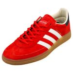 adidas Handball Spezial Sportyrich Mens Fashion Trainers in Red Navy - 9.5 UK