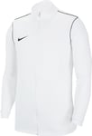 NIKE Mens Dri-fit Park Jacket, White/Black/Black, XL EU