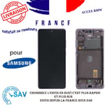 Originale Ecran complet Violet Pour Samsung Galaxy S20 FE 4G G780F Avec Châssis