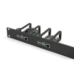 1U Rack Kit For 2 stk Pi3 B+ plass til 2 stk Raspberry Pi 3 B+