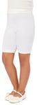 Merry Style Legging Court Sport Pantacourt Short Culotte Yoga Pants Vêtement Tenue Sport Fille MS10-132 (Blanc, 134 cm)