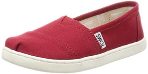 TOMS YOUTH ALPARGATA Red Canvas UK1.0