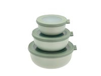 Mepal Cirqula low Bowl set 3 pcs Nordic sage