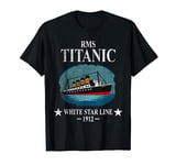 A 1912 Retro Vintage TITANIC Voyage Cruise Ship Boys Kids T-Shirt