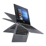 ASUS VivoBook Flip 14 TP412FA EC142T - Conception inclinable - Intel Core i3 - 8145U / jusqu'à 3.9 GHz - Windows 10 Home - UHD Graphics 620 - 4 Go RAM - 256 Go SSD - 14" IPS écran tactile 1920 x 1080 (Full HD) - IEEE 802.11b, IEEE 802.11a, IEEE 802.11g,