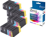 PREMIUM CARTOUCHE - 20 Cartouche compatible pour CANON PGI 1500XL Noir (x8) + Cyan (x4) + Magenta (x4) + Jaune (x4) Canon Maxify MB 2000 Series MB 20